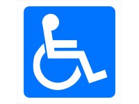 Samolepka Bezbarierový prístup 92 x 92 mm
