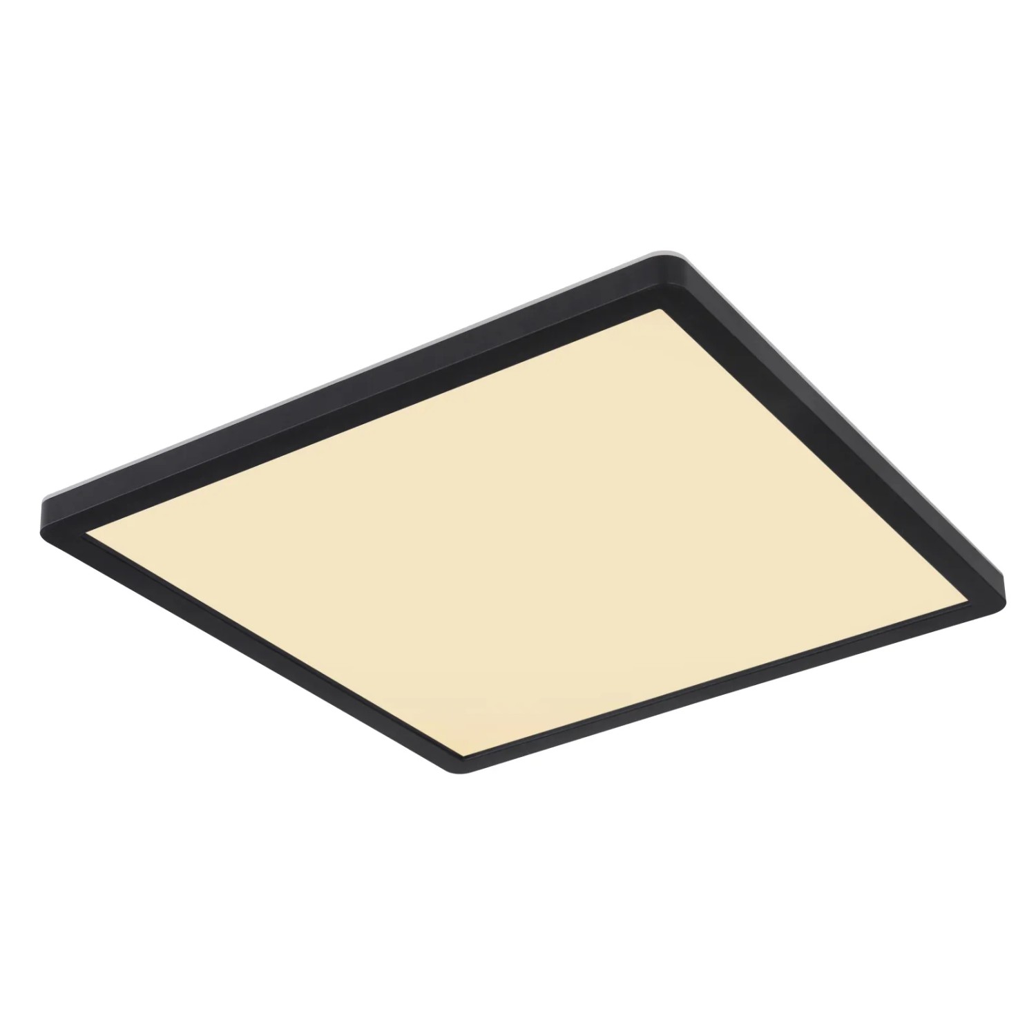 E-shop GLOBO Stropné LED svietidlo Sapana čierne, 25 x 294 x 294 mm