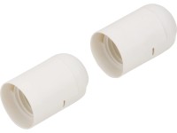 OBI Objímka E27 biela, 2 ks