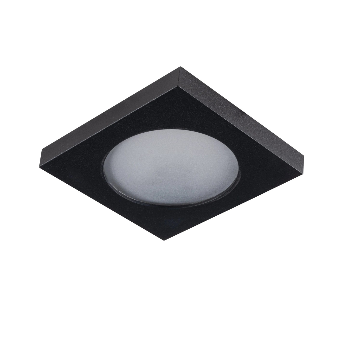 E-shop Kanlux Kúpeľňové podhľadové svietidlo Flini-komponent čierne 10W 80 x 80 x 50 mm