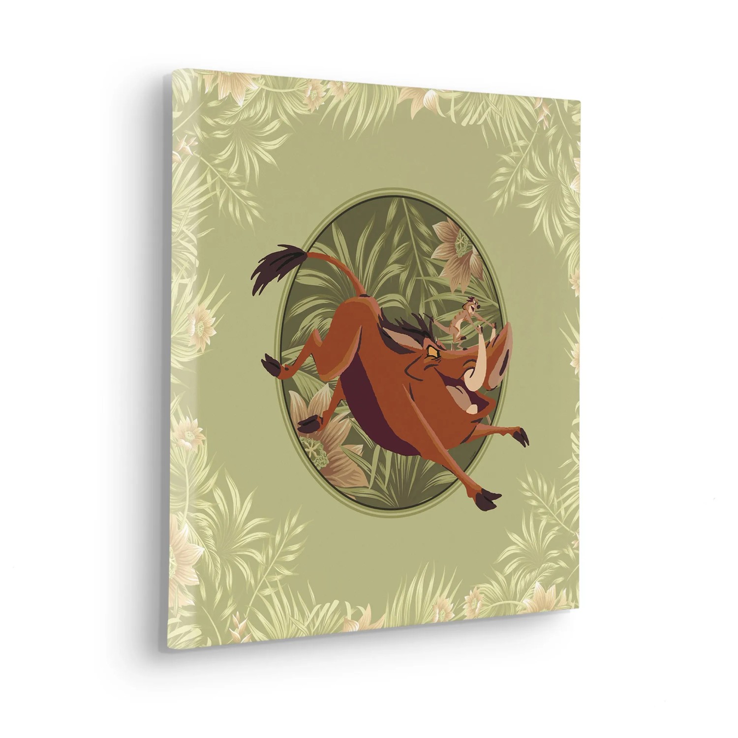 E-shop Komar Nástenný obraz na ráme Disney Lion King Wild and Free Since 40 x 40 cm