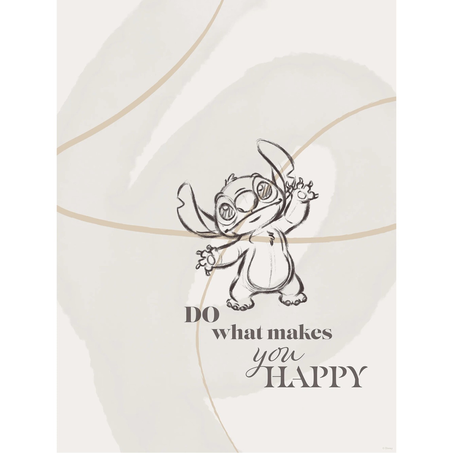 E-shop Komar Plagát Disney Lilo and Stitch Do What Makes You Happy 30 x 40 cm
