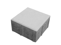 DITON Zámková dlažba Kocka 8, biela, 20 x 20 x 8 cm
