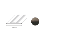 Döllken Profiles Prechodový profil DP 08 S Samolepiaca 35 x 930 mm, bronzový