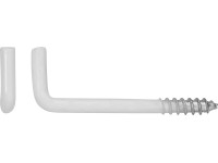 Hák so závitom priemer 3,8 mm x 60 mm biely, 4 ks Hák so závitom priemer 3,8 mm x 60 mm biely, 4 ks