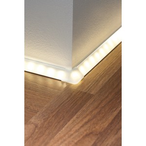 Paulmann Delta Profil Corner 2-pack, LED pásik namontovaný na rohu.