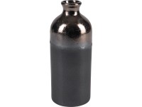 Váza Minimalist Zen keramika 19,5 cm x priemer 7,6 cm čierna