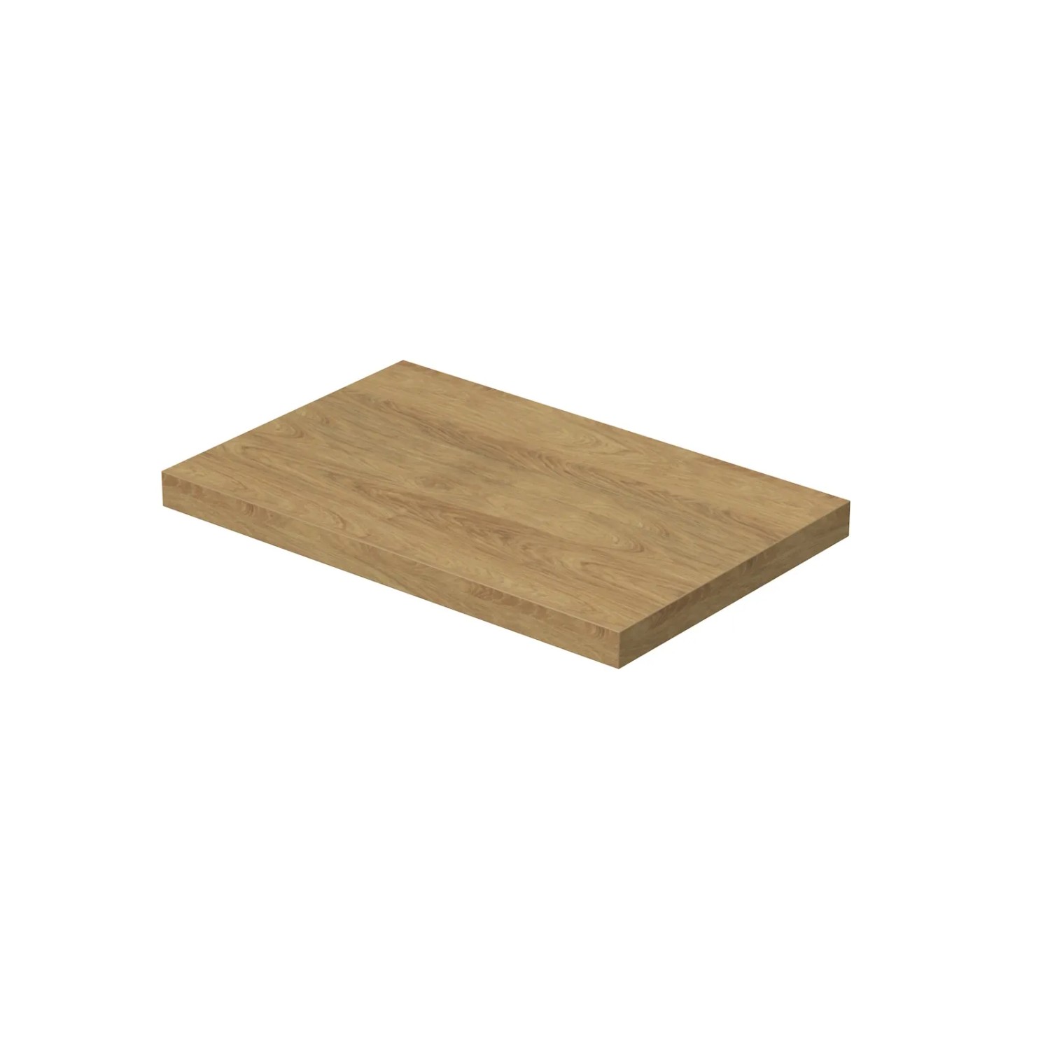 E-shop INTEDOOR Umývadlová doska BEE bez výrezu, š. 70 cm, dub Hickory