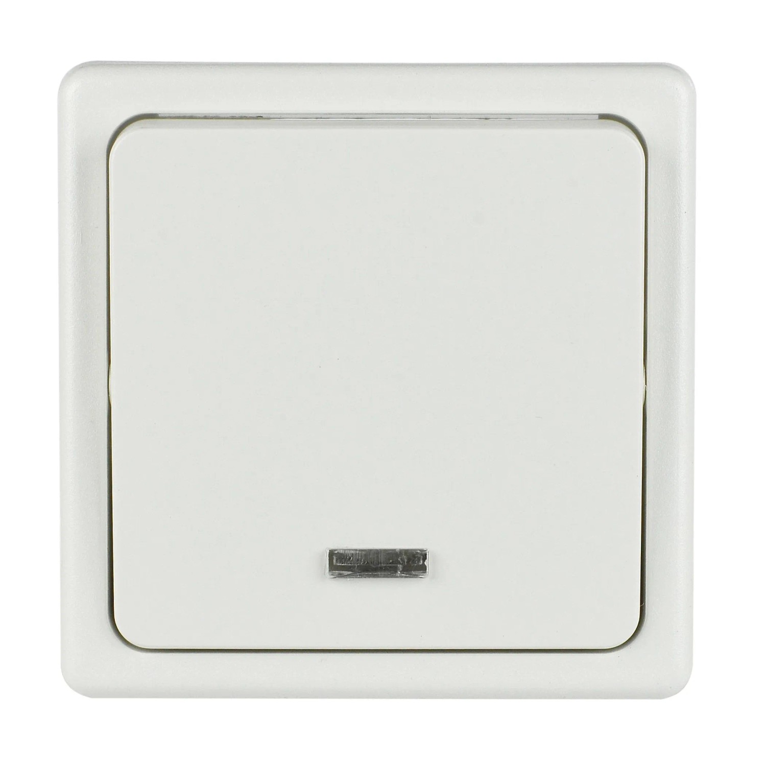 E-shop SEZ Jednopólový spínač so signalizáciou Standard DS S 1101-1 B biely 28x82x82mm