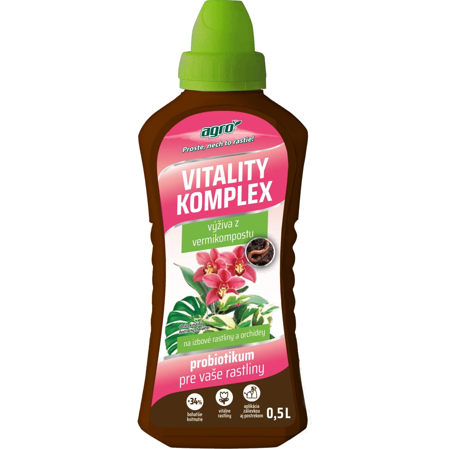 E-shop AGRO Vitality Komplex Izbové rastliny a orchidey, 500 ml