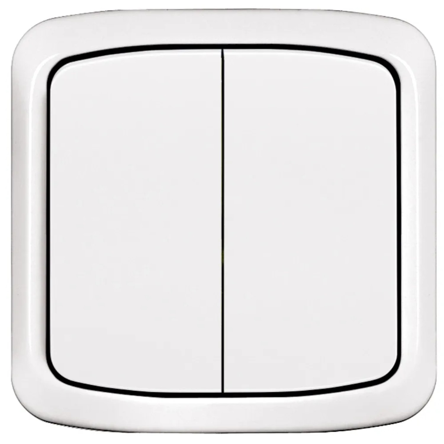 E-shop ABB Sériový/lustrový spínač TANGO 3558A-W05340 B, biely, 48 x 150 x 110 mm