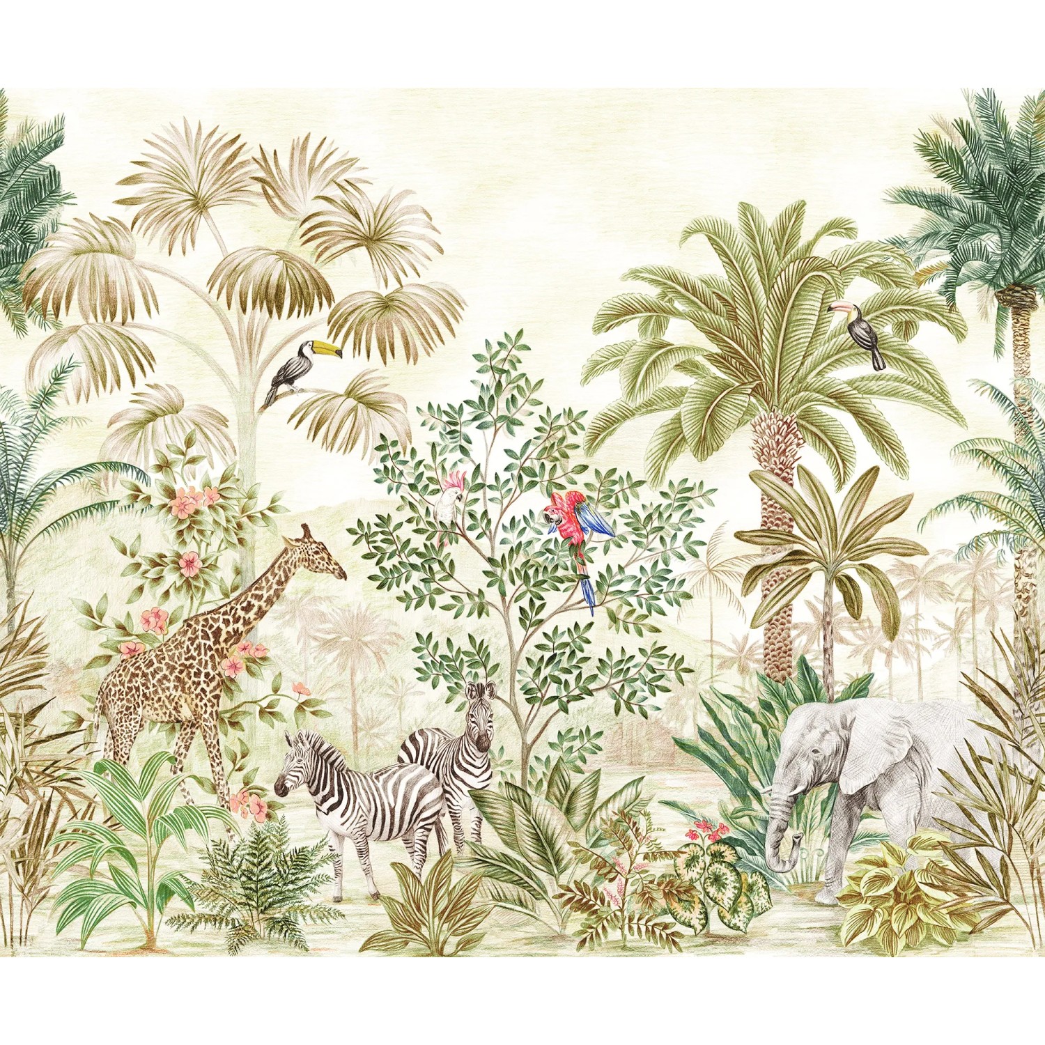 E-shop Komar Vliesová fototapeta Wild Wonderland, 300 x 250 cm